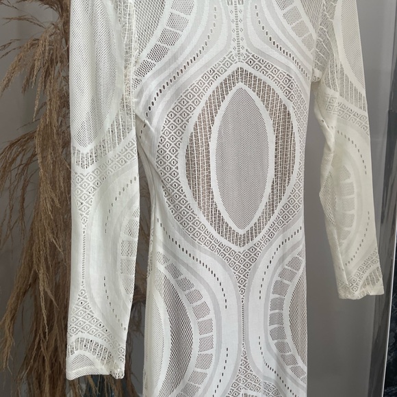 Marciano - White Lace Boho Dress, S - Picture 5 of 7